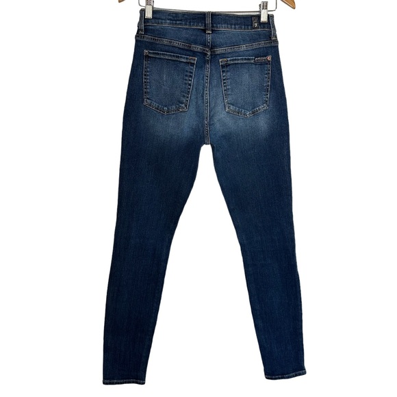 7 For All Mankind The High Waist Skinny 99% Cotton Women’s Jeans - 28 - Picture 6 of 17
